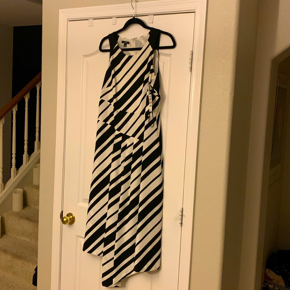 Beautiful black and white dress